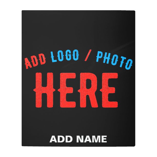 IMPRESIÓN EN METAL PERSONALIZABLE MODERNO ESTILO NEGRO VERIFICADO MAR (Anverso)