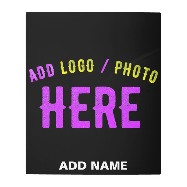 IMPRESIÓN EN METAL PERSONALIZABLE MODERNO ESTILO NEGRO VERIFICADO MAR (Anverso)