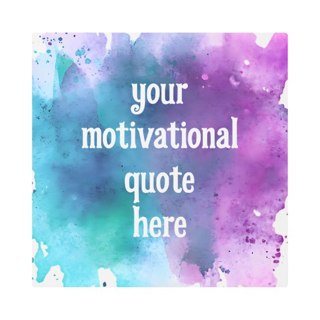 Impresión En Metal Personalizado (Anverso)