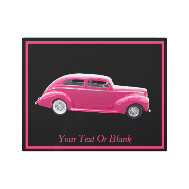 Impresión En Metal Personalizado 1940 Famoso americano Make Sedan (Anverso)