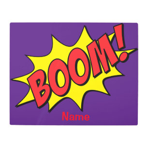 Impresión En Metal Personalizado Boom Thunder_Cove