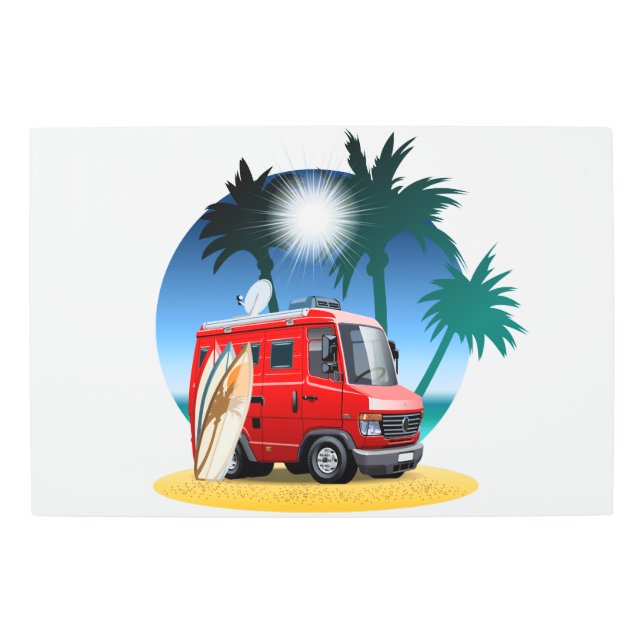 Impresión En Metal Personalizado Camper (Anverso)