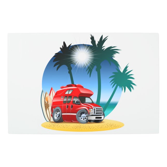 Impresión En Metal Personalizado Camper (Anverso)