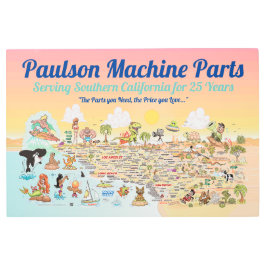 Impresión En Metal Personalizado de SoCal