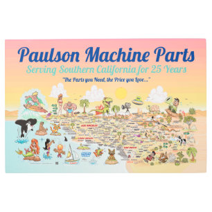 Impresión En Metal Personalizado de SoCal