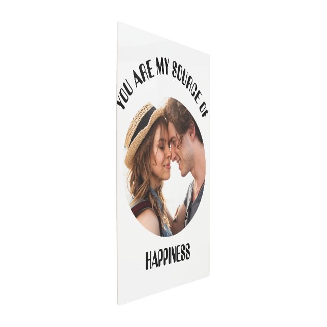 Impresión En Metal Personalizado, eres mi fuente de felicidad. (3/4)