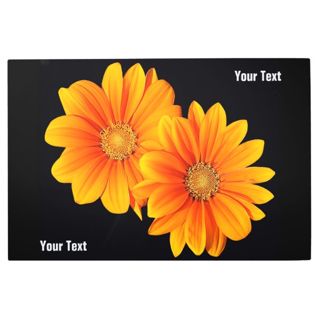 Impresión En Metal Personalizado Tu nombre de texto con imagen de gir (Anverso)