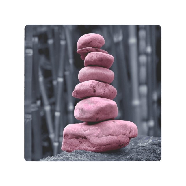 Impresión En Metal Piedra Stack (Anverso)