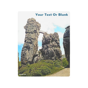 Impresión En Metal Piedras areniscas externas