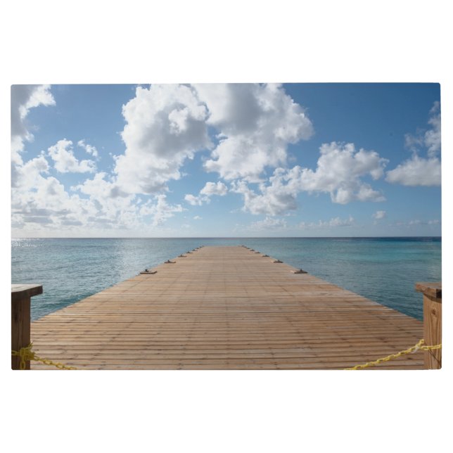 Impresión En Metal Pier y Océano (Anverso)