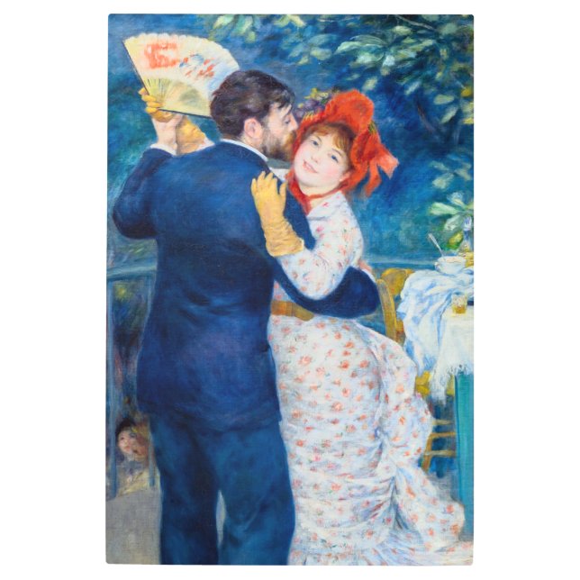 Impresión En Metal Pierre-Auguste Renoir - Baile rural (Anverso)