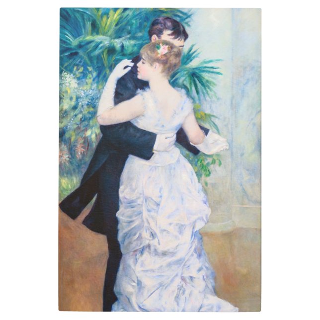 Impresión En Metal Pierre-Auguste Renoir - Danza de la ciudad (Anverso)