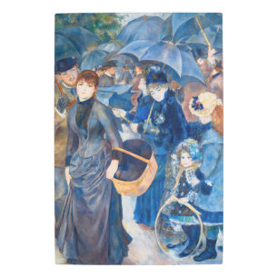 Impresión En Metal Pierre-Auguste Renoir - Los paraguas