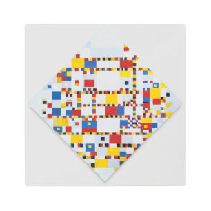 Impresión En Metal Piet Mondrian Victory Boogie Woogie