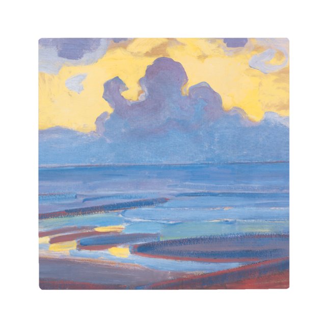 Impresión En Metal Pieta Mondrian cerca del mar (Anverso)