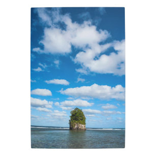 Impresión En Metal Pila De Mar Rodeada De Océano