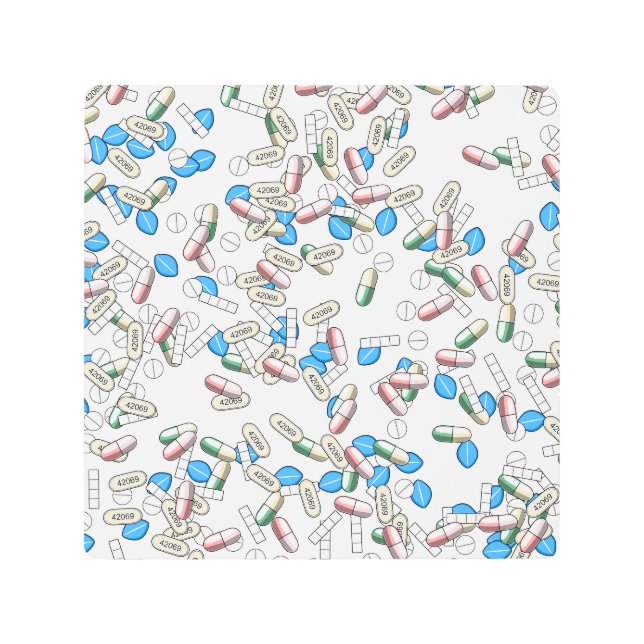 Impresión En Metal Pill Sprinkles Pattern (Anverso)