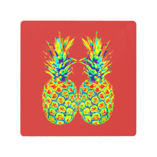 Impresión En Metal Piña