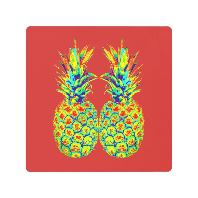 Impresión En Metal Piña (Anverso)