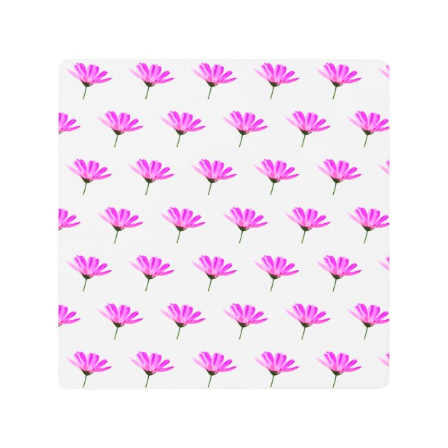 Impresión En Metal Pink Daisy (Anverso)