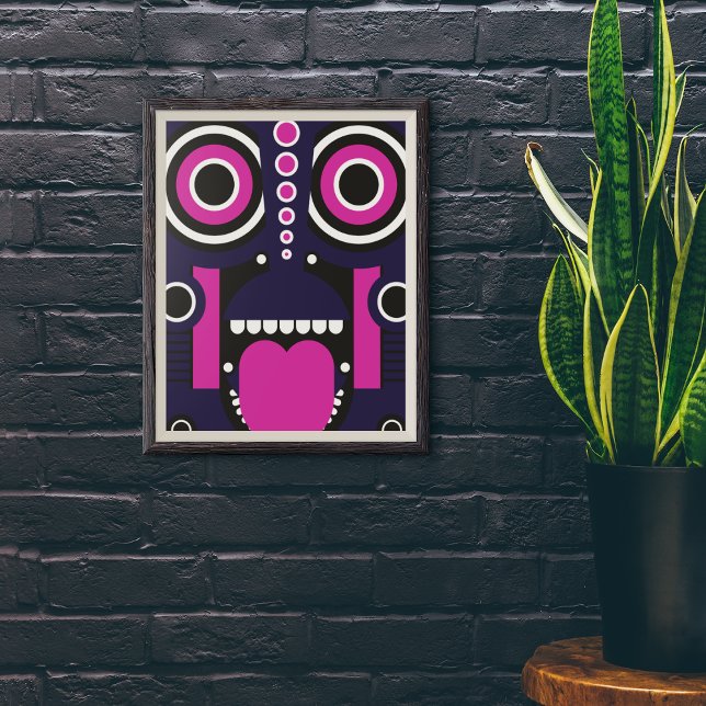 Impresión En Metal Pink Purple Tiki (Subido por el creador)