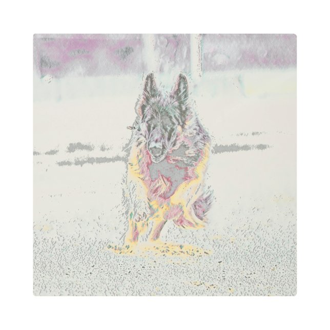 Impresión En Metal Pintura artificial 108 (Anverso)