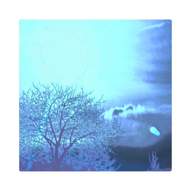 Impresión En Metal Pintura artificial 90 (Anverso)