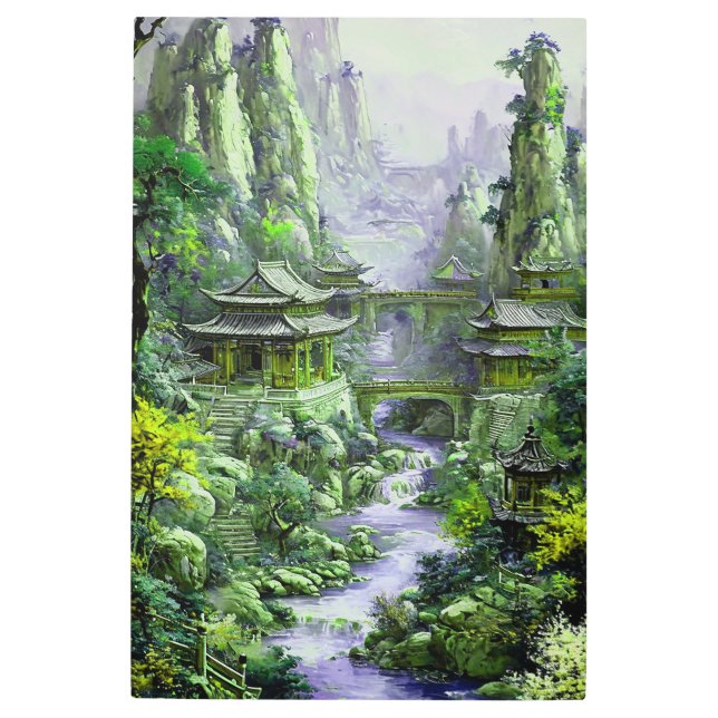 Impresión En Metal Pintura japonesa (Anverso)