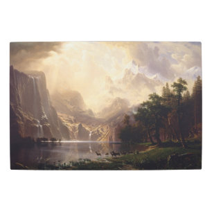 Impresión En Metal Pintura natural paisajística de Sierra Nevada en C