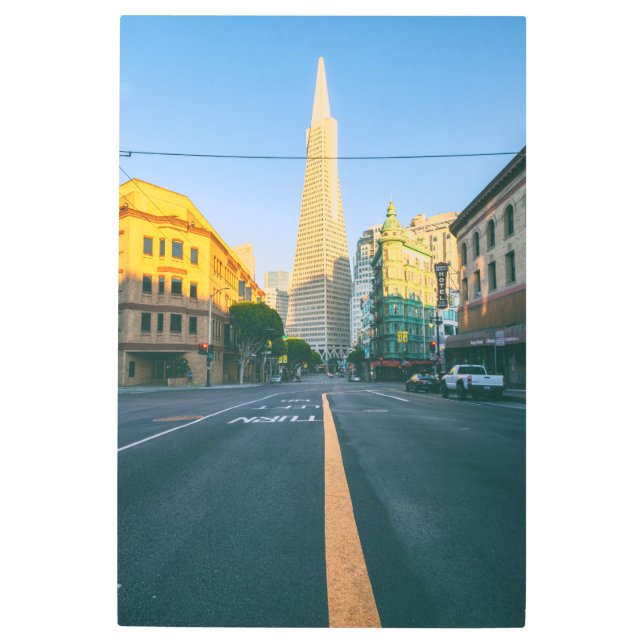 Impresión En Metal Pirámide TransAmerica (Anverso)