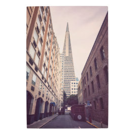 Impresión En Metal Pirámide TransAmerica