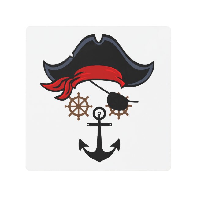 IMPRESIÓN EN METAL PIRATE LIFE (Anverso)