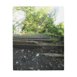 Impresión En Metal Pistas de tren abandonadas