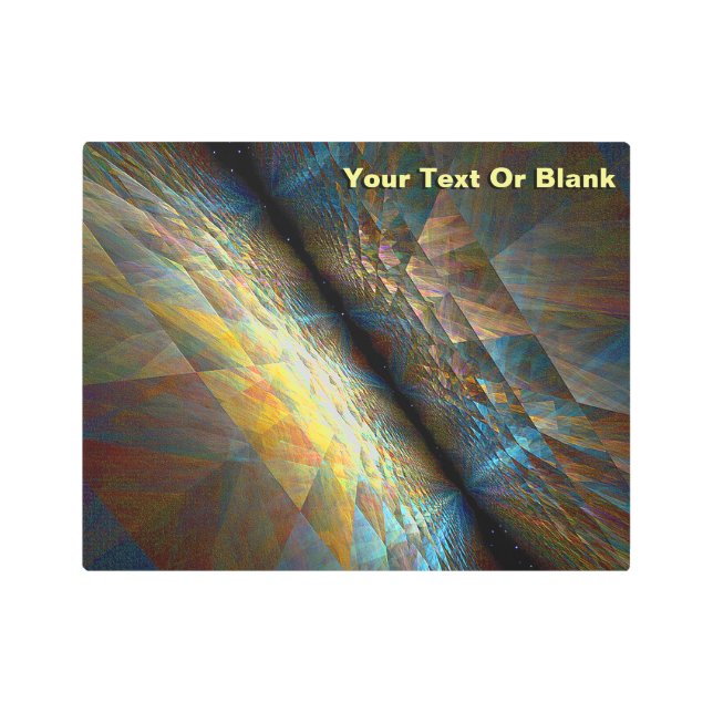 Impresión En Metal Planes paralelos (Anverso)