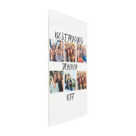 Impresión En Metal Plantilla de fotografía personalizada "Best Friend