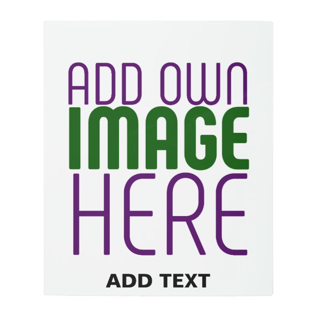 IMPRESIÓN EN METAL PLANTILLA DE TEXTO DE IMAGEN BLANCA SIMPLE EDITABL (Anverso)