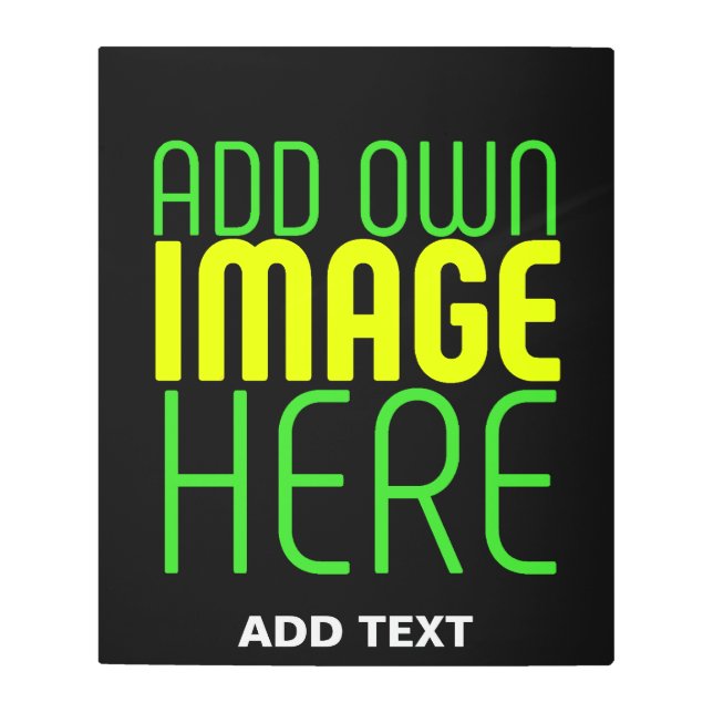 IMPRESIÓN EN METAL PLANTILLA DE TEXTO DE IMAGEN NEGRA SENCILLA EDITAB (Anverso)