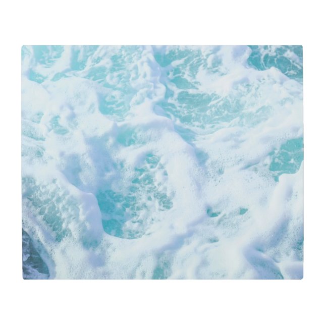 Impresión En Metal playa de océano azul (Anverso)