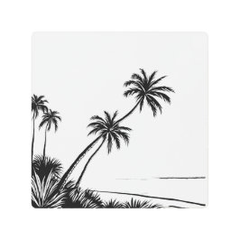 Impresión En Metal Playa de Palm Beach