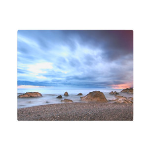 Impresión En Metal Playa del Peñón del Cuervo, España