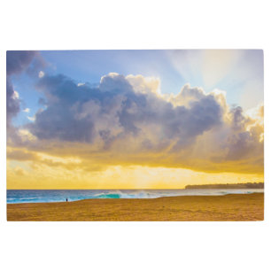 Impresión En Metal Playa Lumahai, Kauai, Hawaii