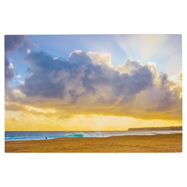 Impresión En Metal Playa Lumahai, Kauai, Hawaii (Anverso)