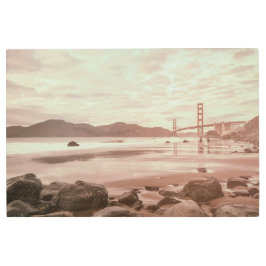 Impresión En Metal Playa Marshall