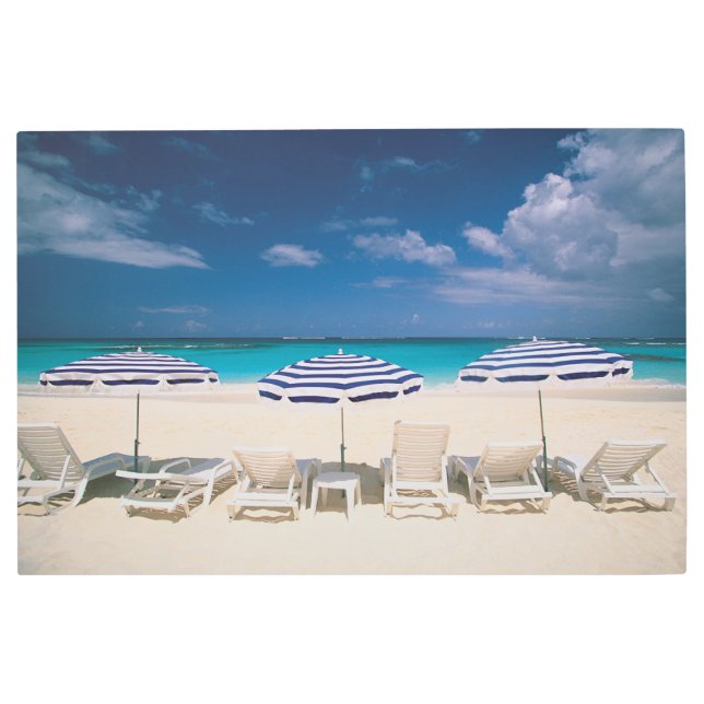 Impresión En Metal Playas tropicales | Anguila Tropical Beach (Anverso)