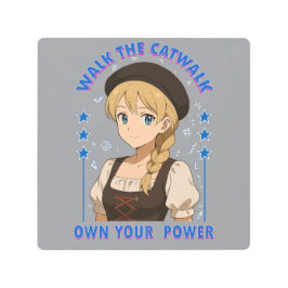 Impresión En Metal poder femenino