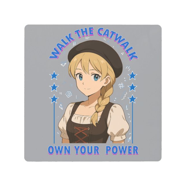 Impresión En Metal poder femenino (Anverso)