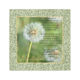 Impresión En Metal Poema colectivo (escrito por mí)    