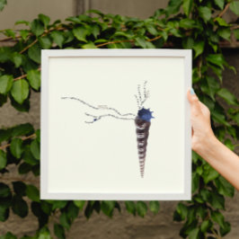 Impresión En Metal Poema de amistad de aniversario floral en Japón