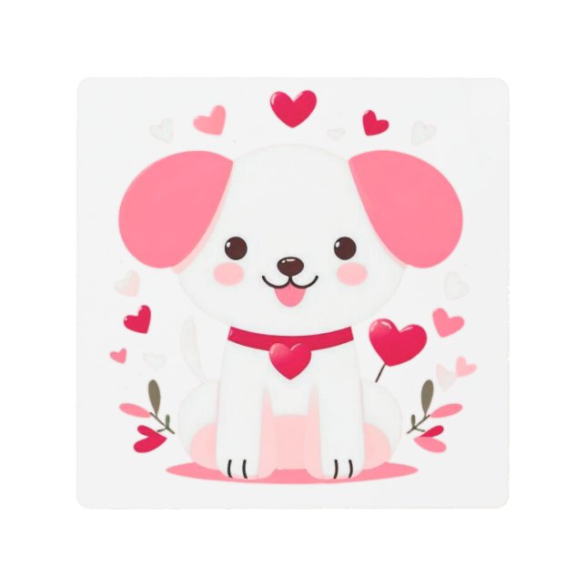 Impresión En Metal Popo de la valentina caprichoso (Anverso)