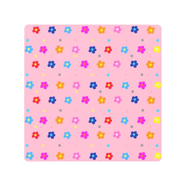 Impresión En Metal Potencia de flor (Anverso)